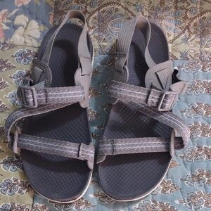 Chaco Lowdown Sandals Pully Gray Size 8